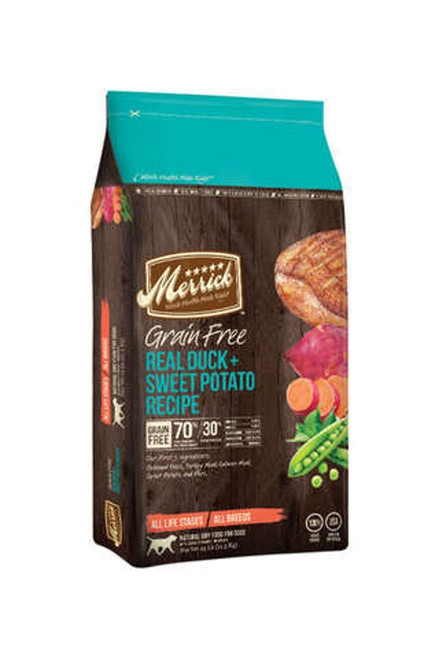 Merrick Grain Free Real Duck and Sweet Potato Dog Food 25LBS