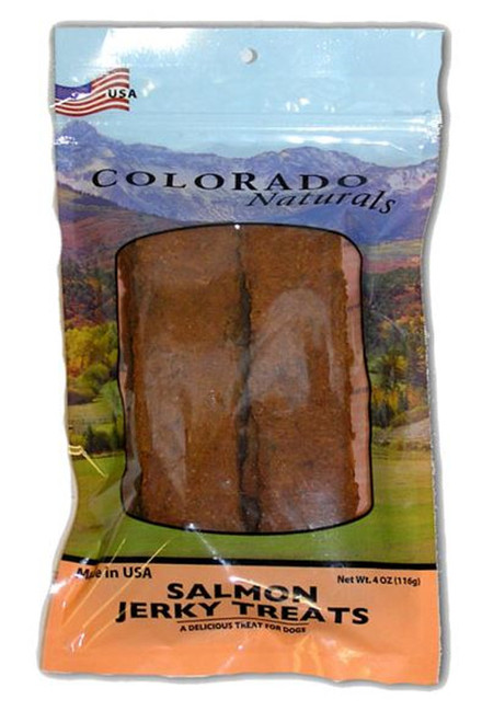 Colorado Naturals Salmon Jerky Dog Treats 4 OZ.