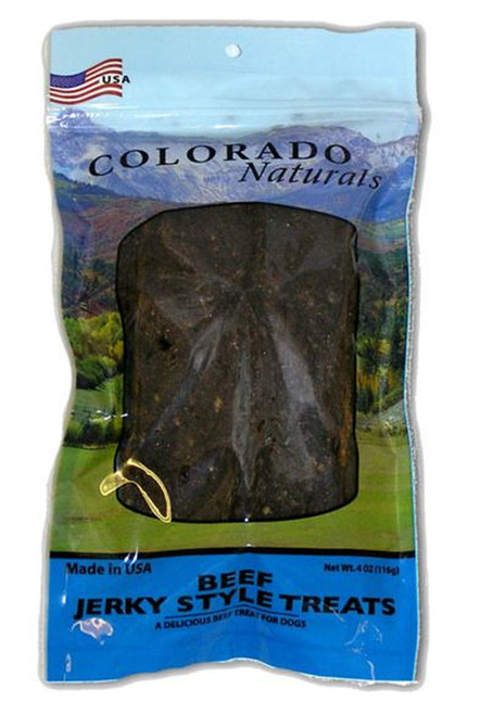 Colorado Naturals Beef Jerky Dog Treats 4 OZ.