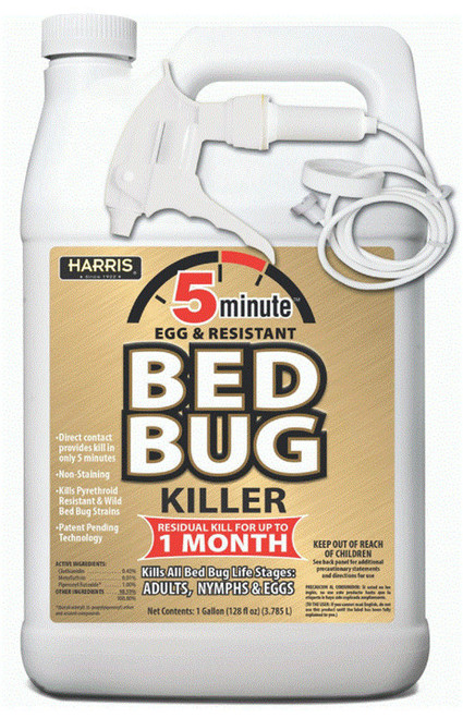 Harris 5-Minute Bed Bug Killer 128 OZ.