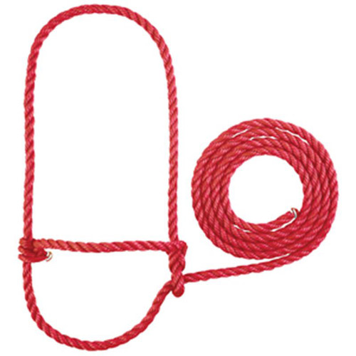 Weaver Leather -  Rope Halter, Red, Calf