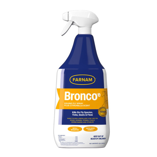 Farnam Bronco Gold Equine Fly Spray 32OZ
