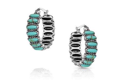 Montana Silversmiths Turquoise Run Earrings