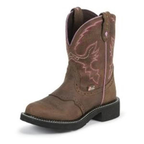 Justin - Ladies Gypsy Western Boots - Aged Bark