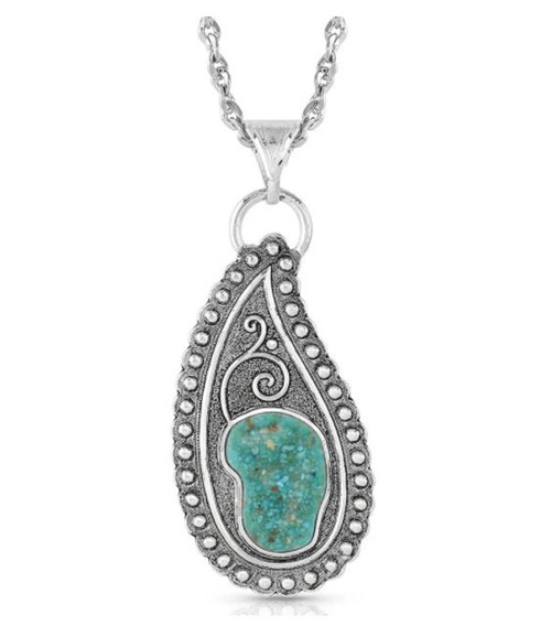 Montana Silversmiths Country Roads Turquoise Necklace