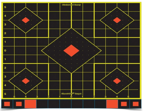 Birchwood Casey Shoot-N-C Sight-In Targets 12" - 5 Pack with 60 Pasters