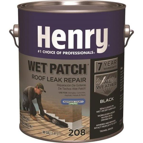 Henry Black Wet Patch Mobile Home Roof Coating 3.4L