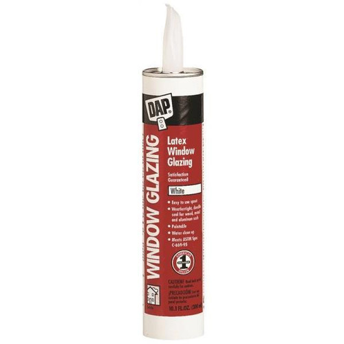 DAP  White Window & Door Glazing Latex Caulk 10.5oz