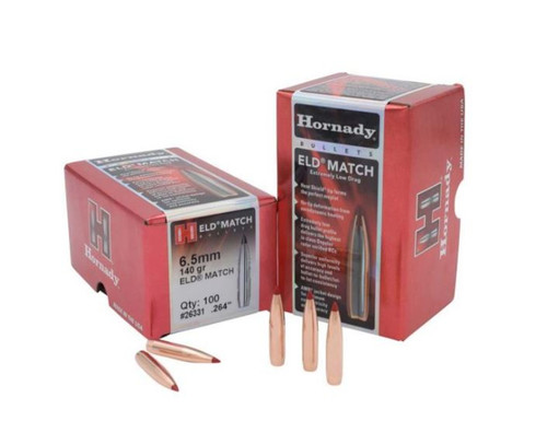 Hornady ELD 6.5mm .264" 123Gr Match Bullets