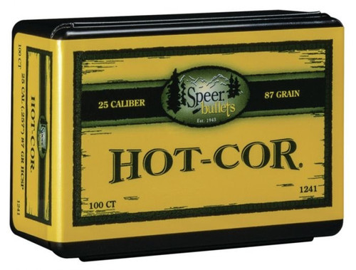 Speer .25Cal 87Gr Hot-Cor Spitzer Soft Point