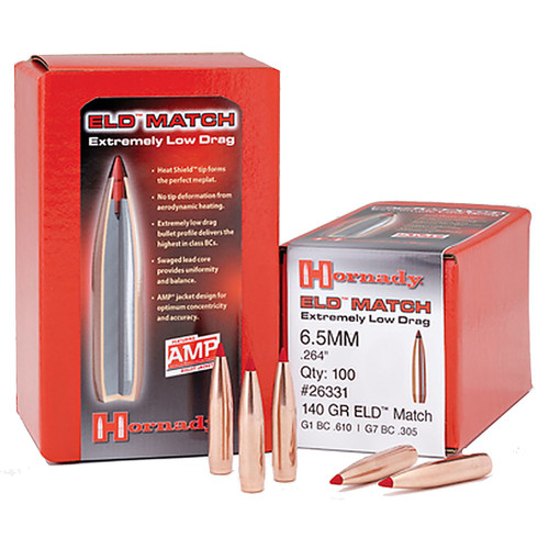 Hornady 6.5mm .264 140Gr ELD Match