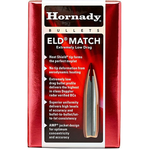 HornadyELDMatch .22CAL .224" 75GR 