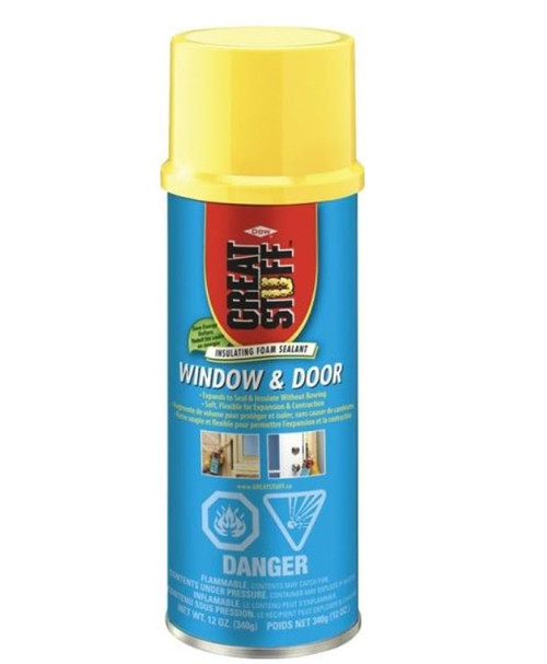 Great Stuff Yellow Window & Door Foam Sealant 12 oz.