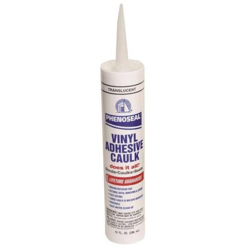 Phenoseal Translucent Vinyl Adhesive Caulk 10.0oz