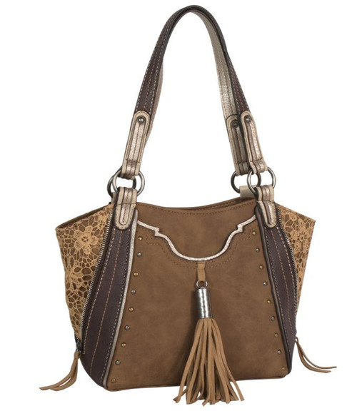 Justin Saddle Lace Shoulder Bag