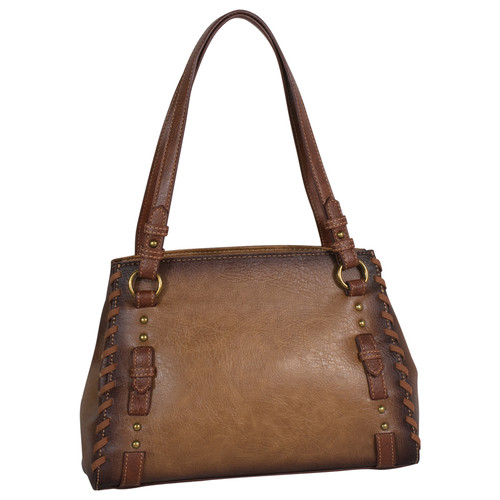 Justin Amber Burnished Small Tote