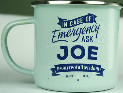 Top Guy Mugs - In Case of Emergency Ask JOE - #sourceofallwisdom