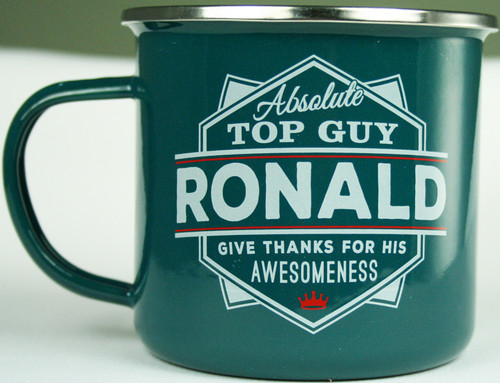 Top Guy Mugs - Absolute Top Guy RONALD - Give Thanks For His Awesomeness