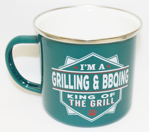 Top Guy Mugs - I'm A GRILLING & BBQING King of the Grill