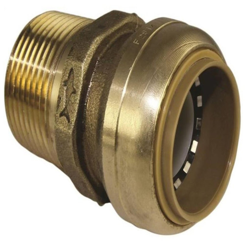 Cash Acme Sharkbite 1" x 2.48" Push-Fit Straight Pipe Adapter