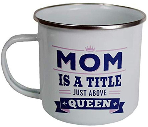 Top Guy Mugs -  Mom Is A Title Just Above Queen