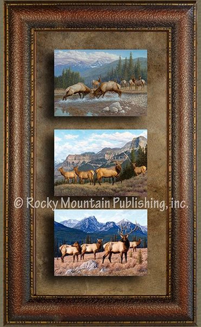 Rocky Mountain Publishing Manual Elk Triple 10X20 Picture
