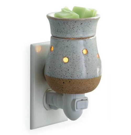 Candle Warmers Rustic White Pluggable Warmer