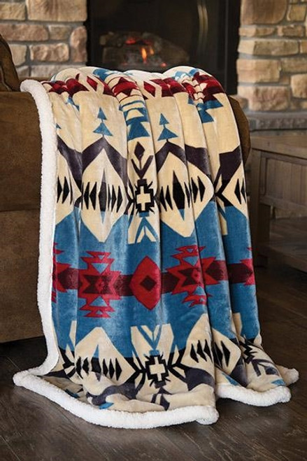 Carstens Blue River Southwest Throw