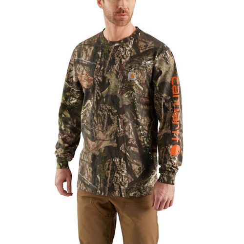 Carhartt - Mens Graphic Camo Long Sleeve Shirt