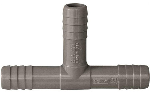 Orgill - Genova 351405 Hose Tee Without Clamps - 1/2 In, Insert, Polypropylene