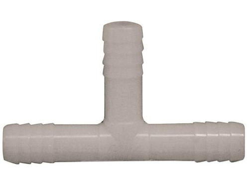 Orgill - Genova 361405 Non-Toxic Hose Tee Without Clamps - 1/2 In, Insert, Nylon