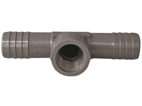 Orgill - Genova 351485 Reducing Combination Hose Tee - 1 X 1 X 1/2 In, Insert X Insert X FIP, Polypropylene