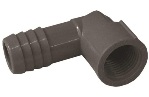 Orgill - Genova 350 Reducing Combination Hose To Pipe Elbow - 3/4 X 1/2 In, Barb X FIP, Polyethylene