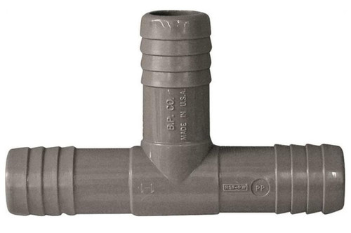 Orgill - Genova 351407 Combination Hose Tee Without Clamps - 3/4 In, Insert, Polypropylene
