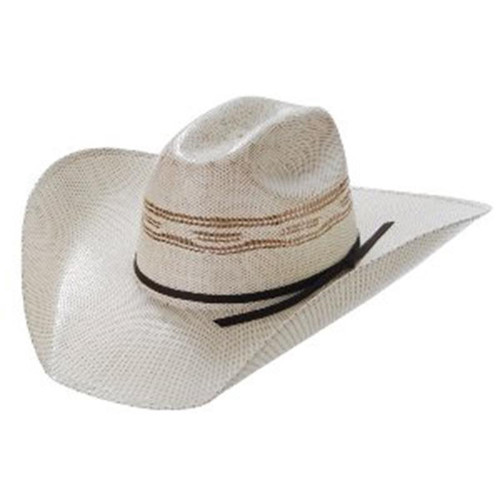 M&F - Classic Bangora Straw Cowboy Hat - Brown