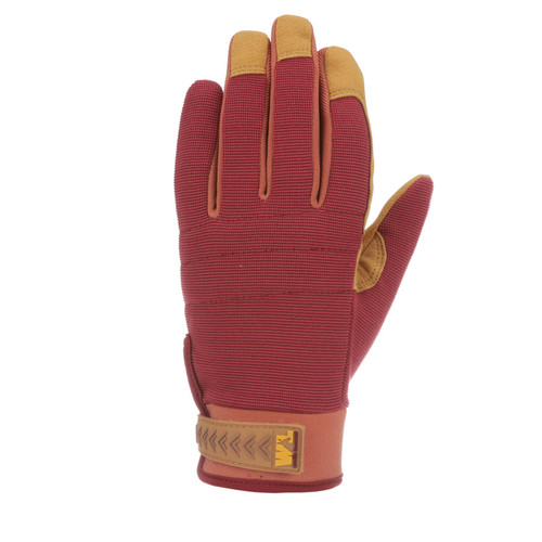 Wells Lamont Womens Hi-Dexterity Synthetic Leather Palm Gloves