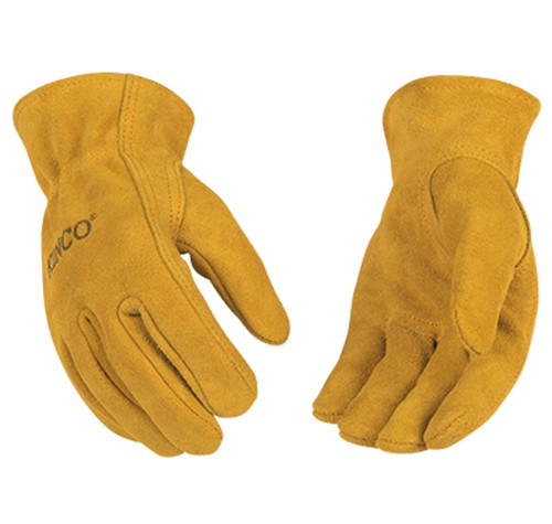 Kinco - Child's Split Cowhide Leather Driver Gloves