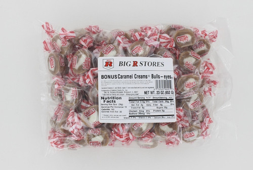 RUCKERS - BONUS CARAMEL CREAM BULLS EYE 22 OZ.