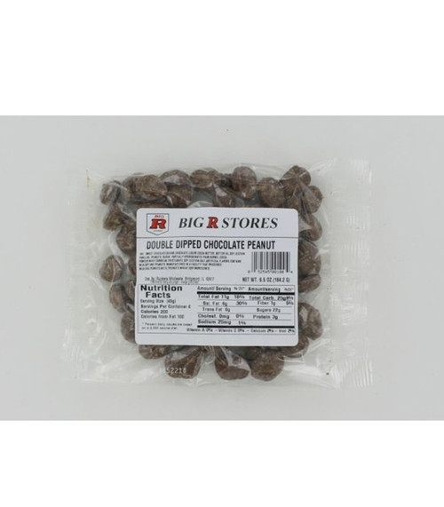 RUCKERS - BONUS DOUBLE DIPPED CHOCOLATE PEANUTS 18 OZ.