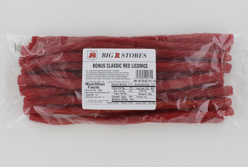 RUCKERS - BONUS RED LICORICE 22 OZ.
