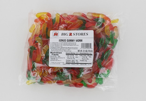 RUCKERS - BONUS GUMMY WORMS 25 OZ.