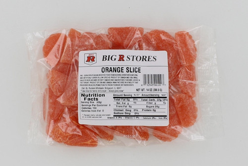 RUCKERS - ORANGE SLICE CANDIES 12 OZ.