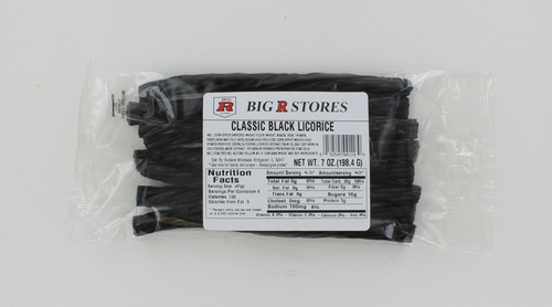 RUCKERS - CLASSIC BLACK LICORICE 6.25 OZ.