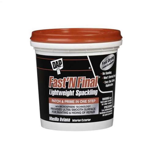 DAP  Fast'N Final Lightweight Ready-To-Use Spackling Compound 1 Pint