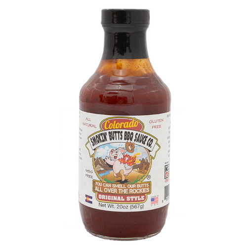 Colorado Smokin' Butts Barbecue Sauce- Original Style- Red