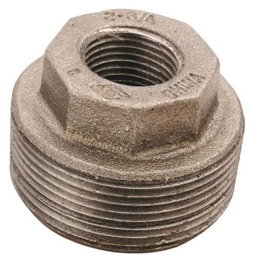 Worldwide Sourcing 1 1/4" x 1"MIPxFIP Pipe Bushing - Black