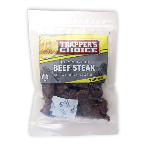 Trappers Choice Teriyaki Kippered Beef Steak 8oz