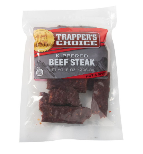 Trappers Choice Hot & Spicy Kippered Beef Steak 8oz