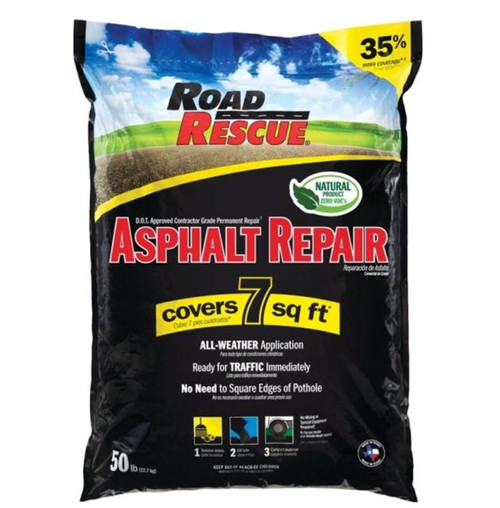 Road Rescue Commercial Grade Asphalt/Blacktop Repair Patch - 50 lb.