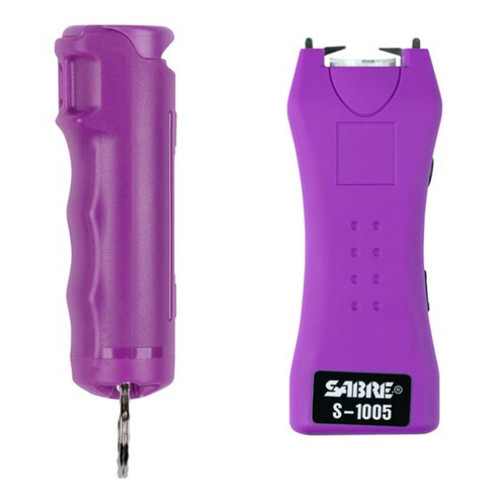 Sabre Pepper Spray & Stun Gun Defense Kit - Purple